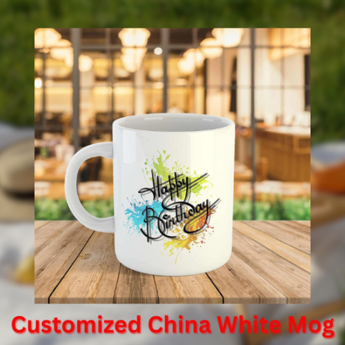 Customized China White Mug
